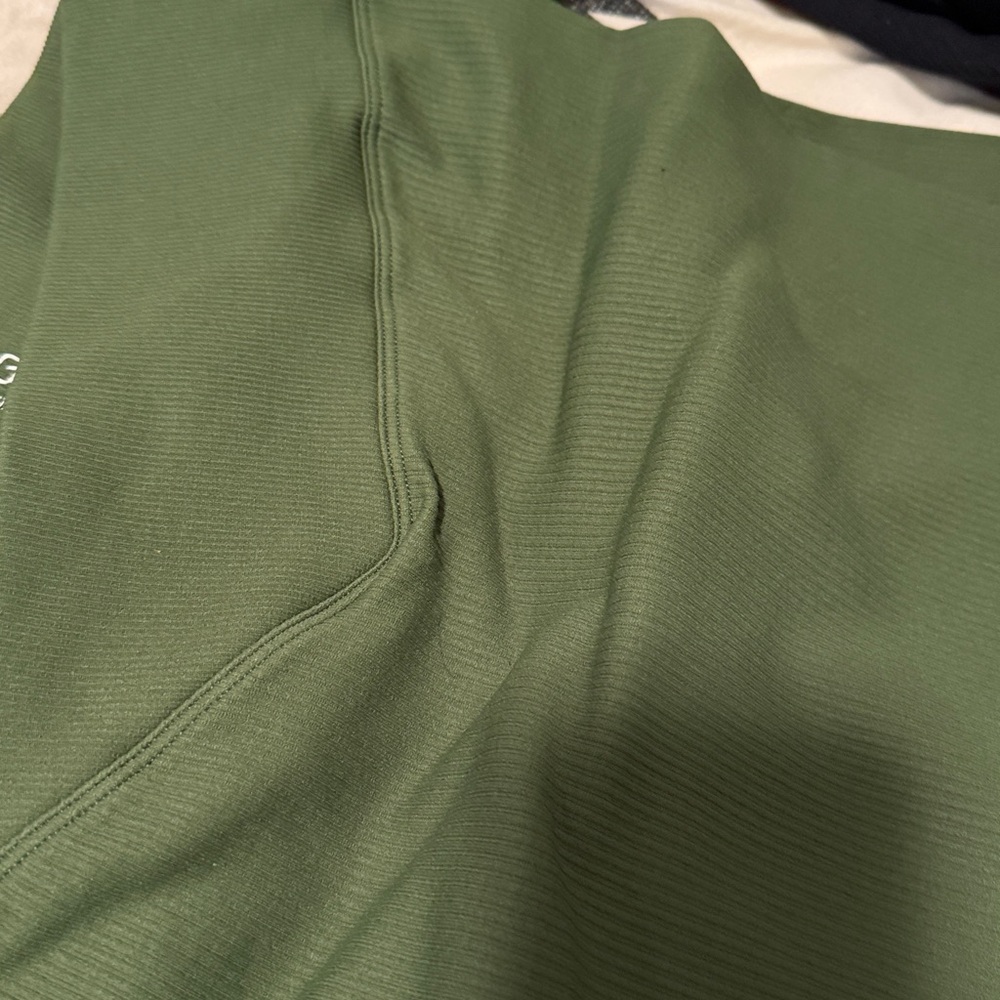Oqq Green cross over waist Skirt - Picture 3 of 4
